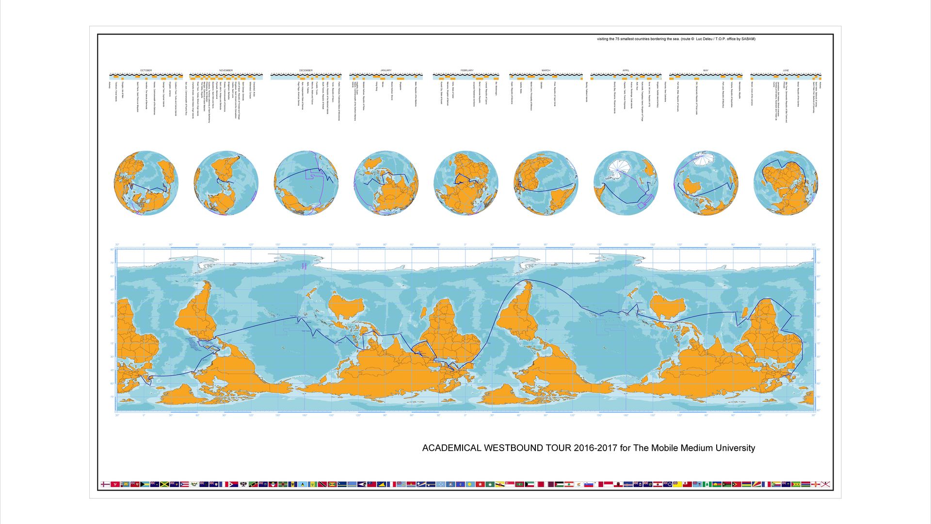 Luc Deleu & T.O.P. office  Academical Westbound Tour 2016-2017, 2020  Print on Dibond  71 x 114 cm