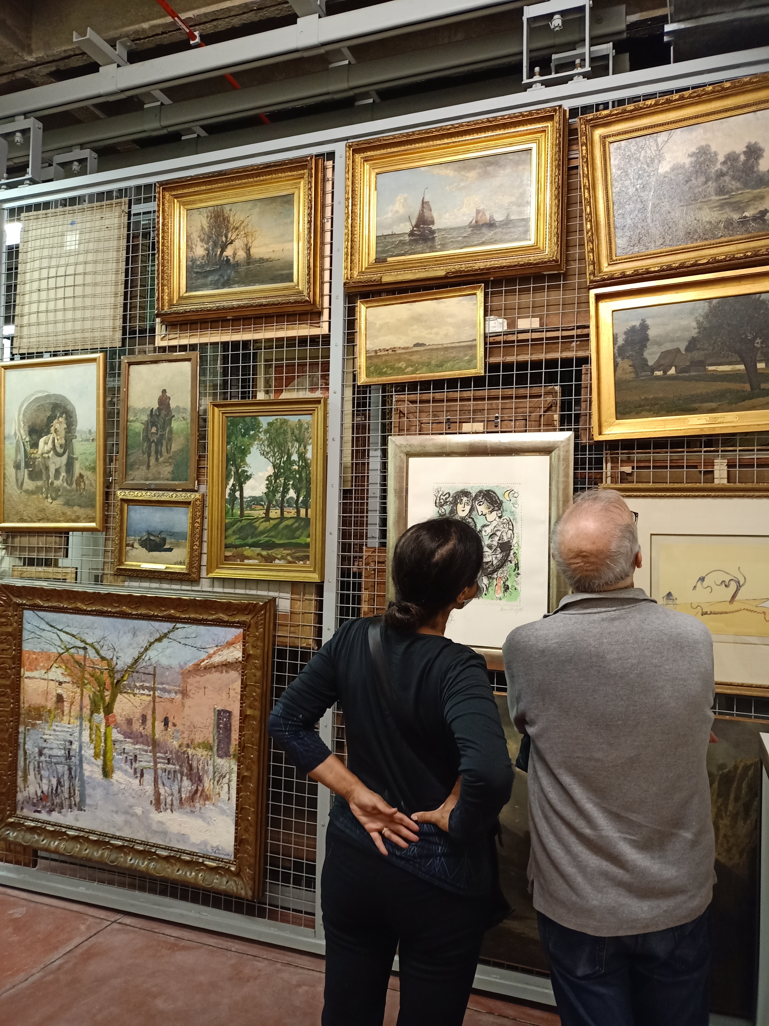 Museum of Ixelles storerooms