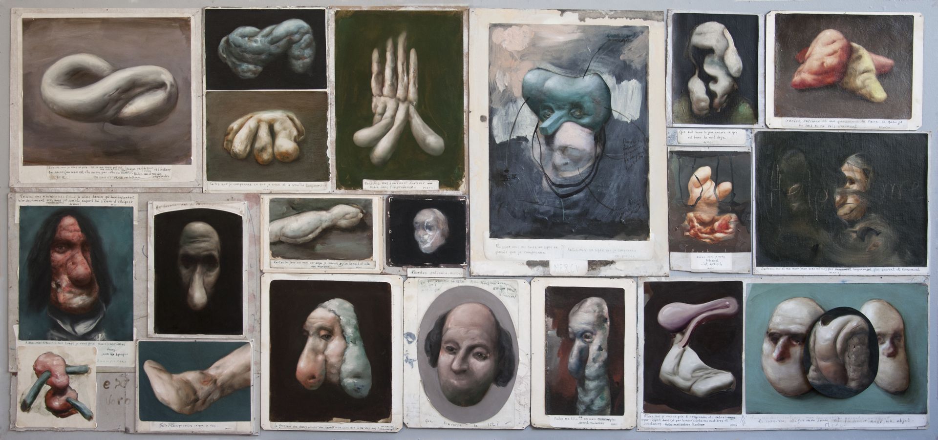 Alain Rivière, Ex Voto, 2015, technique mixte.